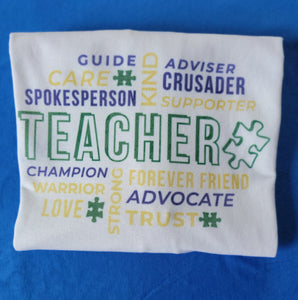 Puzzle teacher shirt