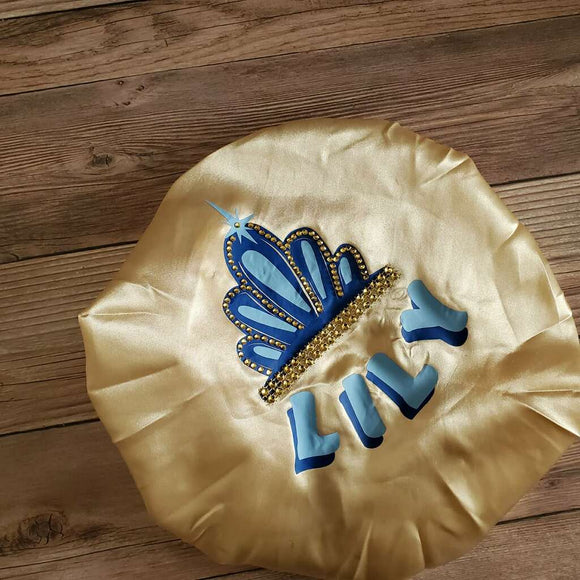 Custom Satin Bonnet